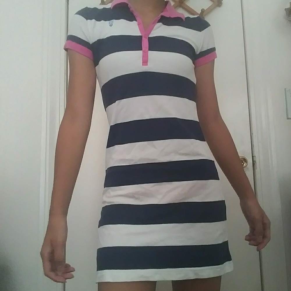Striped Polo Dress